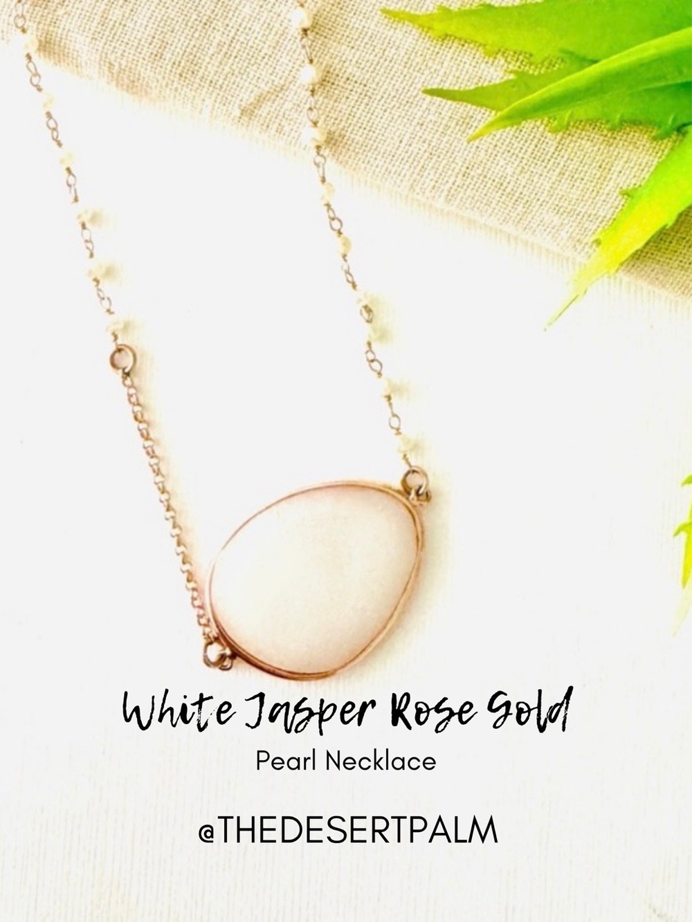 Nomination Ischia White Jasper Rose Gold Necklace Made in Italy